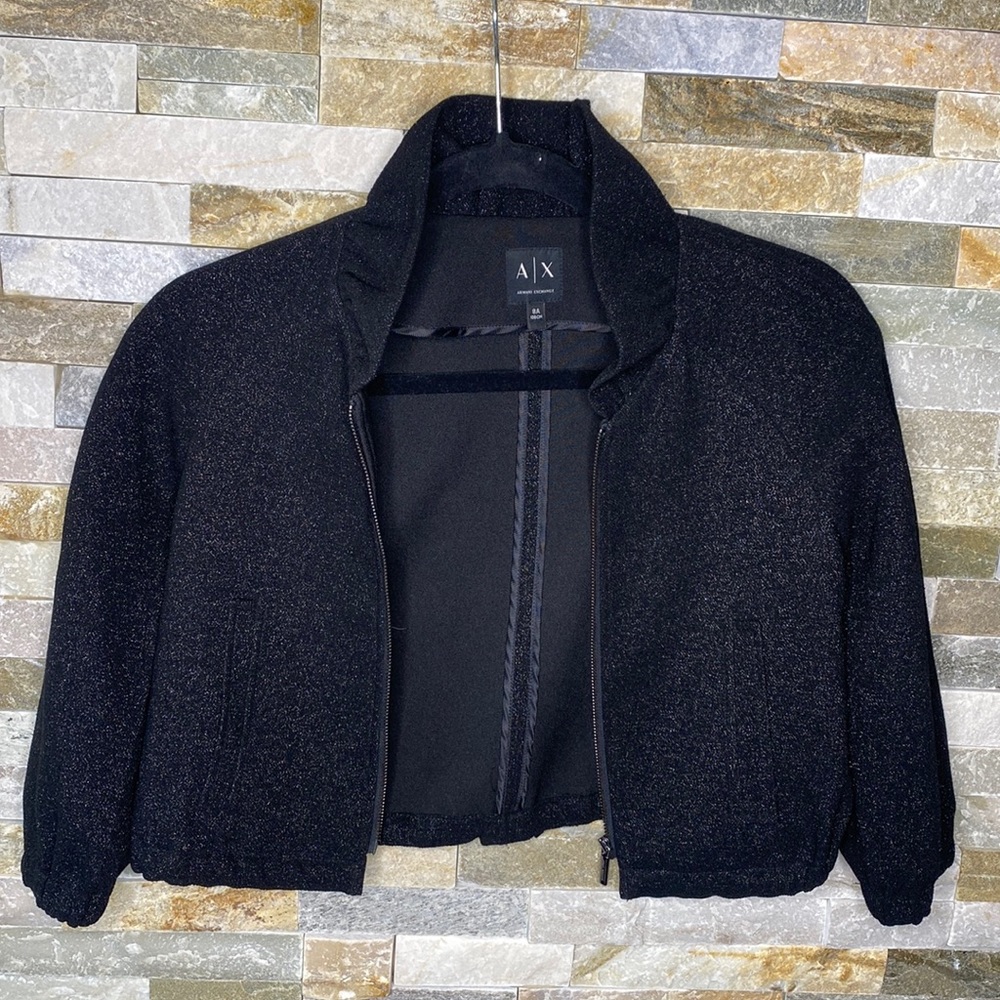 Armani exchange cropped vest